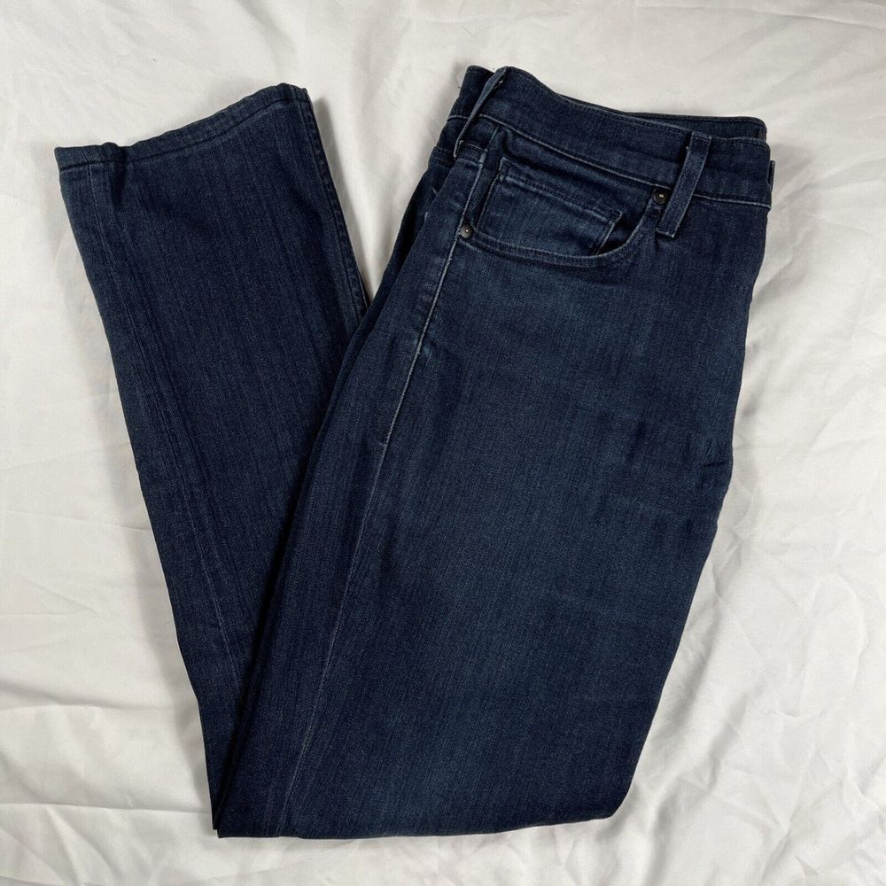 PAIGE Men's Slim Straight Jeans - Dark Blue